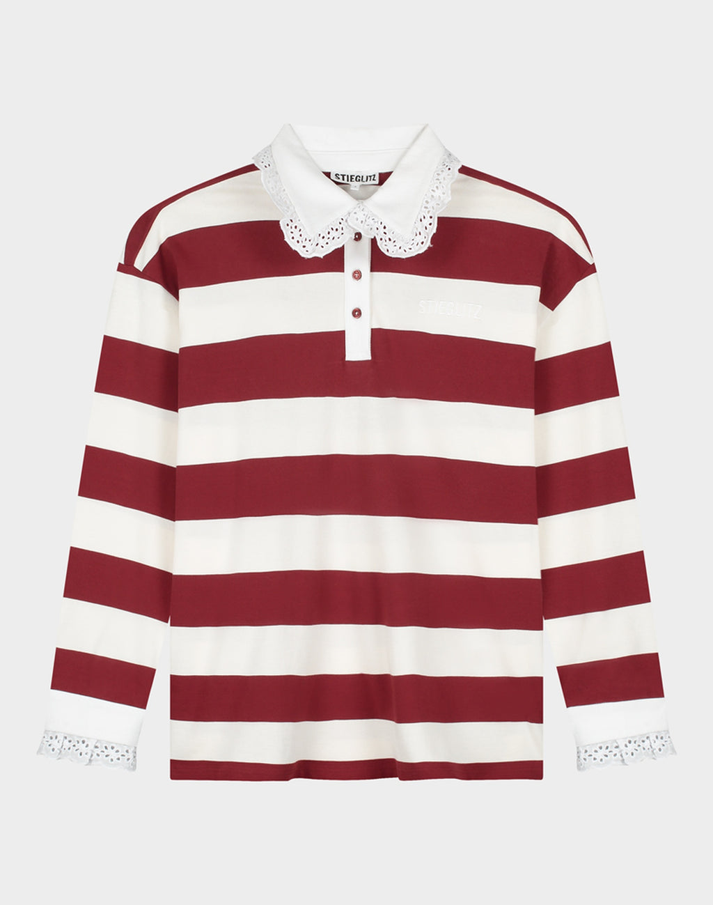 ZELINA POLO LONGSLEEVE LACE CUFF