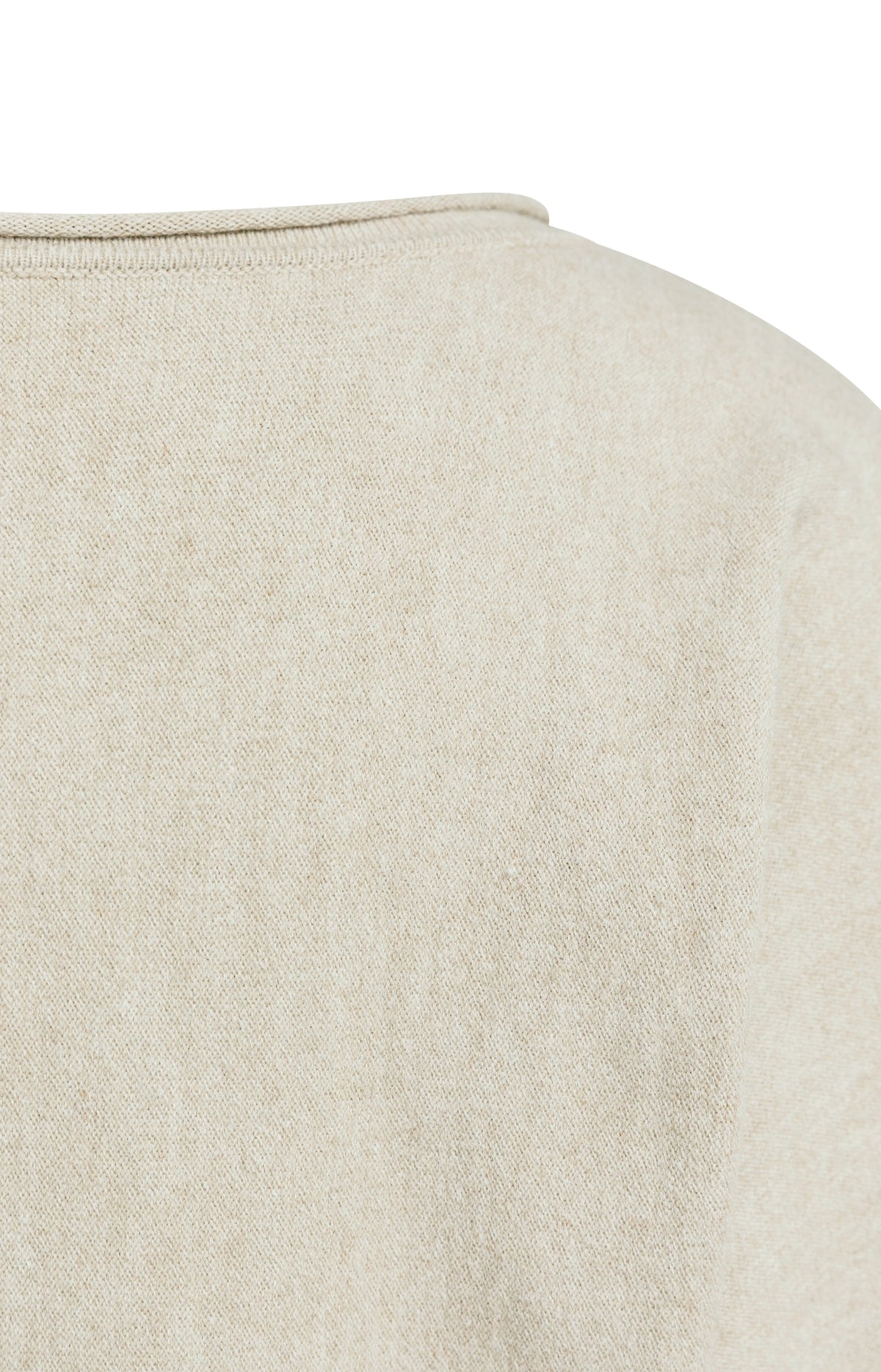 SWEATER WITH BOAT NECKLINE AND LONG SLEEVES