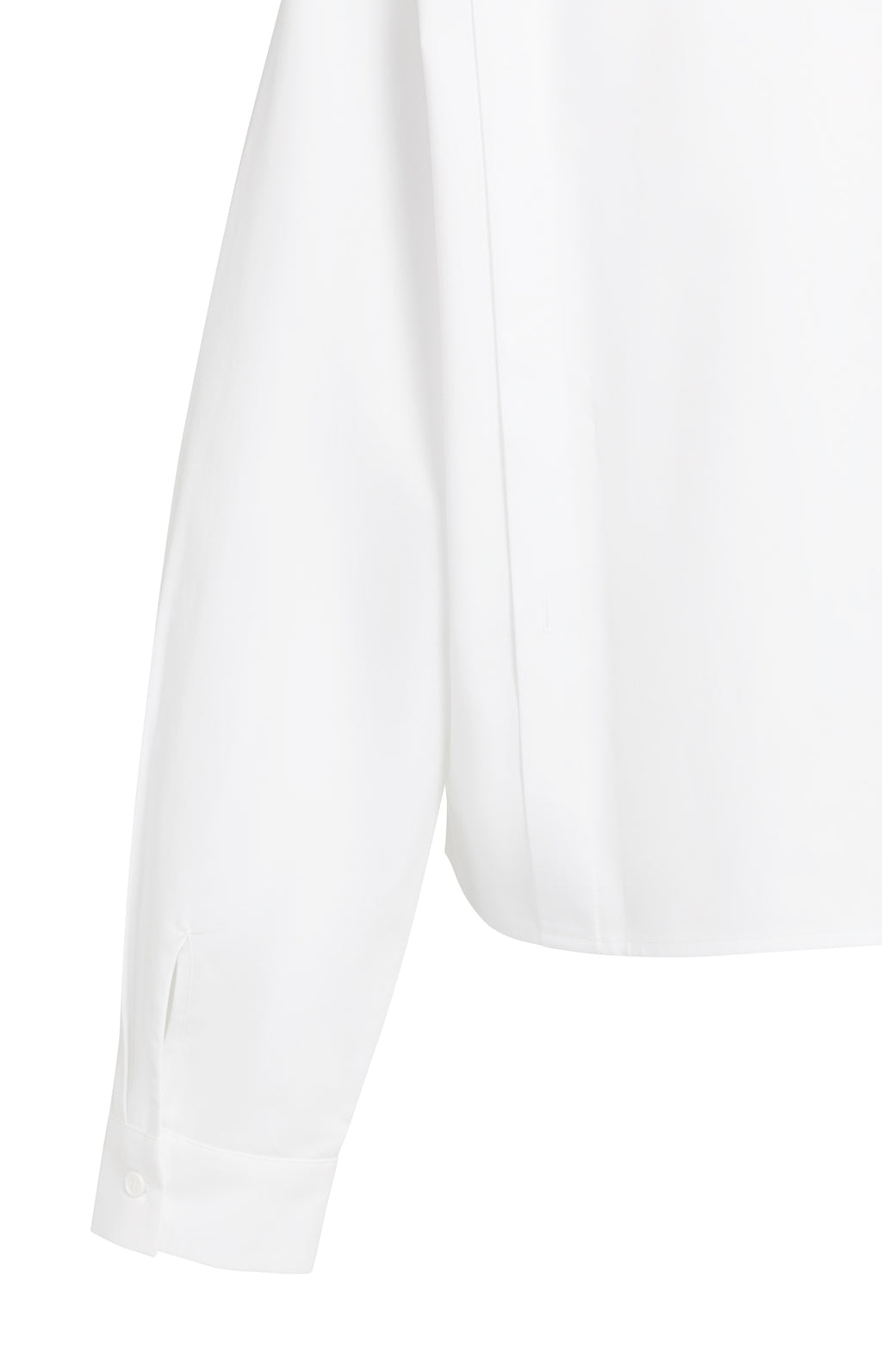 POPLIN BLOUSE WITH BUTTON DETAIL