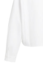 POPLIN BLOUSE WITH BUTTON DETAIL