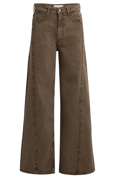 HIGH WAIST WIDE LEG DENIM