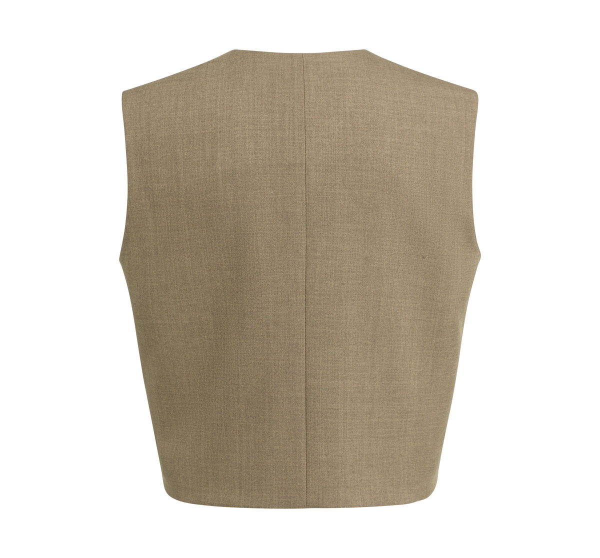 WOVEN GILET WRAP EFFECT