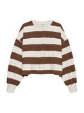 OVERSIZED STRIPED LS