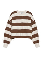 OVERSIZED STRIPED LS