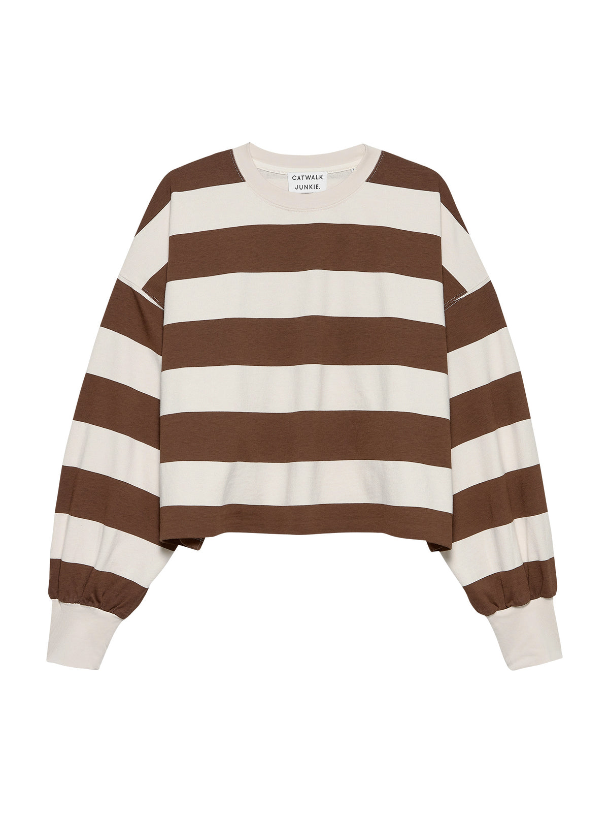 OVERSIZED STRIPED LS