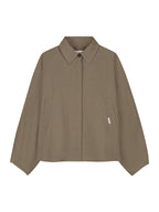 CHECK CAPE JACKET