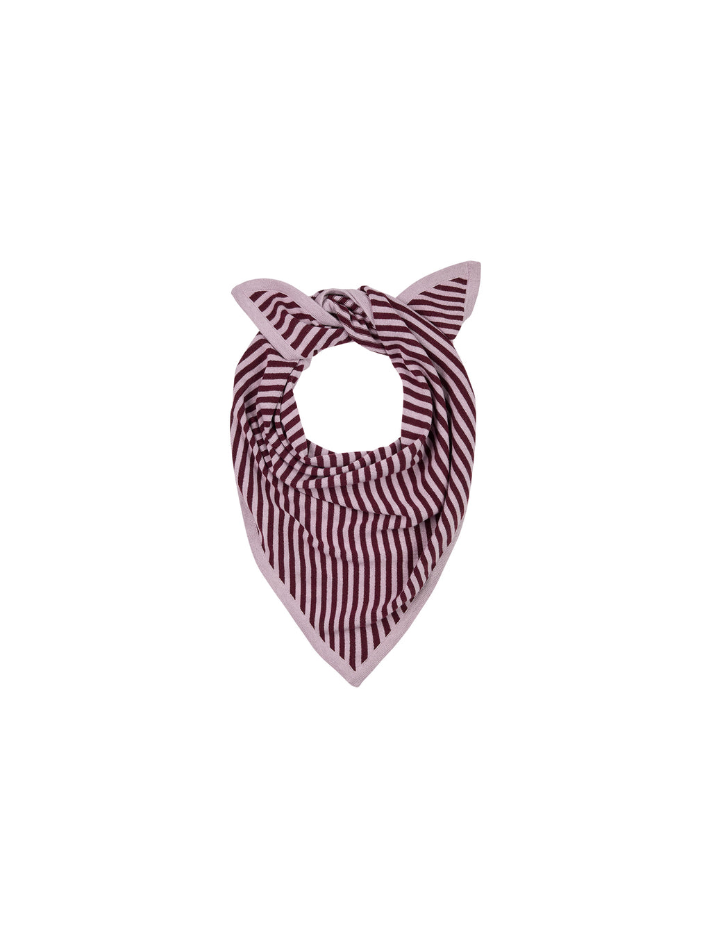 STRIPED TRIANGLE SCARF