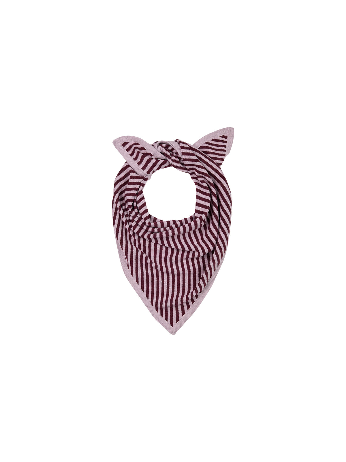 STRIPED TRIANGLE SCARF