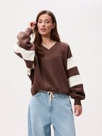 SPORTY VNECK SWEATER