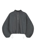 FLEECE HALF ZIP SWEATER