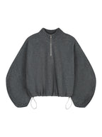 FLEECE HALF ZIP SWEATER