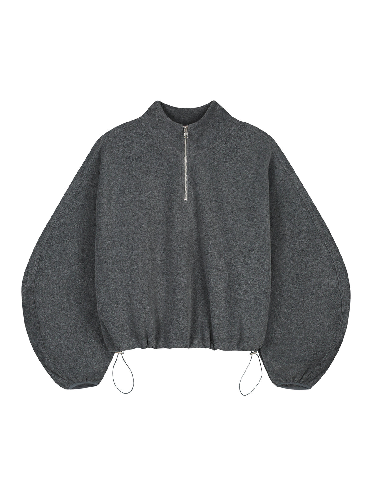 FLEECE HALF ZIP SWEATER
