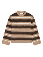 BRUSHED STRIPED KNIT
