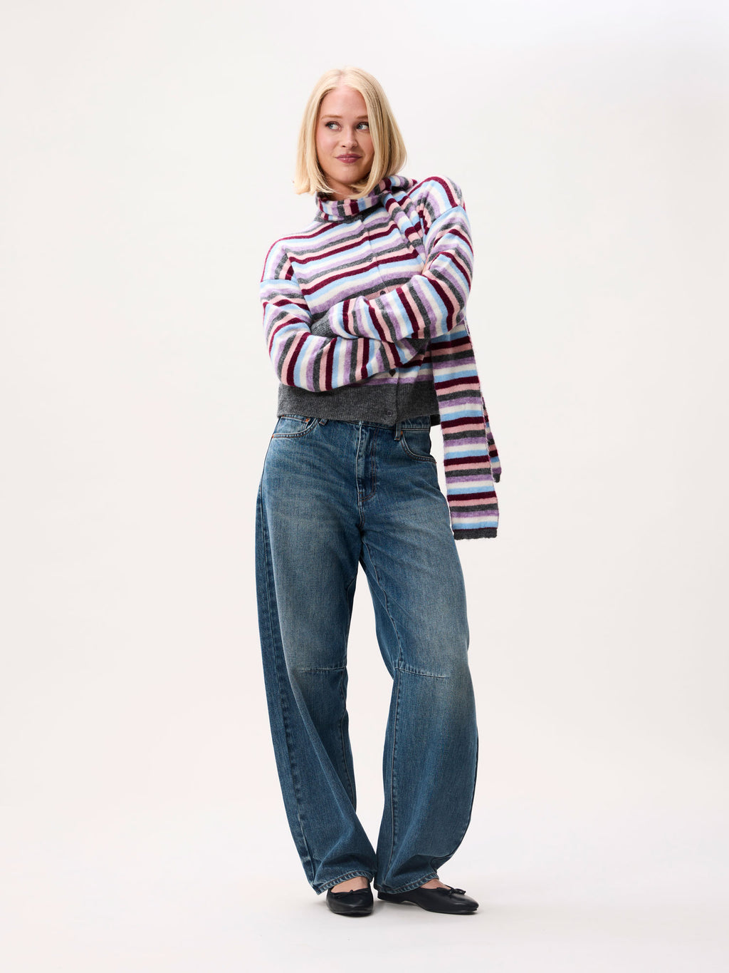 STRIPED CARDIGAN