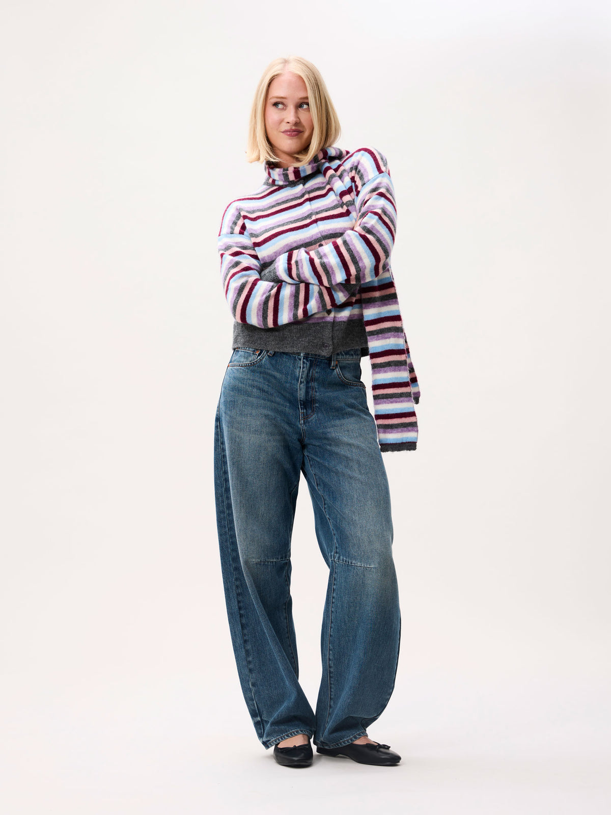 STRIPED CARDIGAN