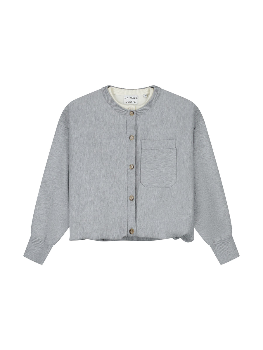 DOUBLE LAYER CARDIGAN
