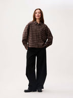 CHECK BLOUSE