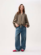 DRAPED BLOUSE