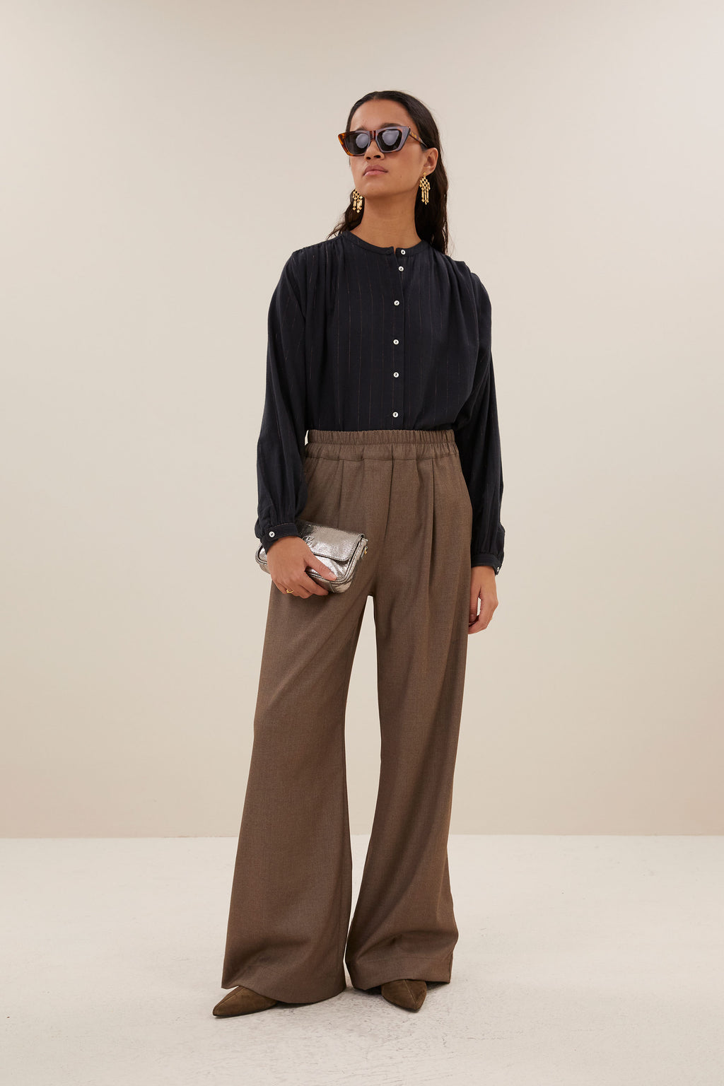 NYKA LUREX BLOUSE