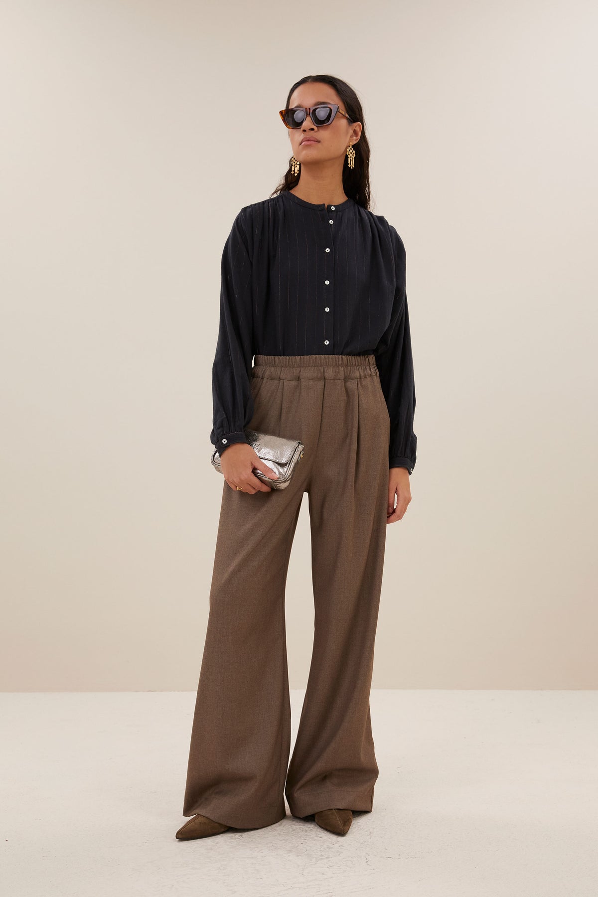 NYKA LUREX BLOUSE