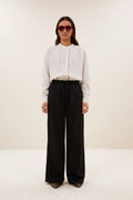 PELLE METALLIC PANTS