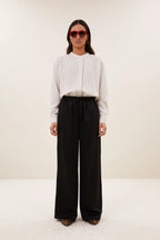 PELLE METALLIC PANTS