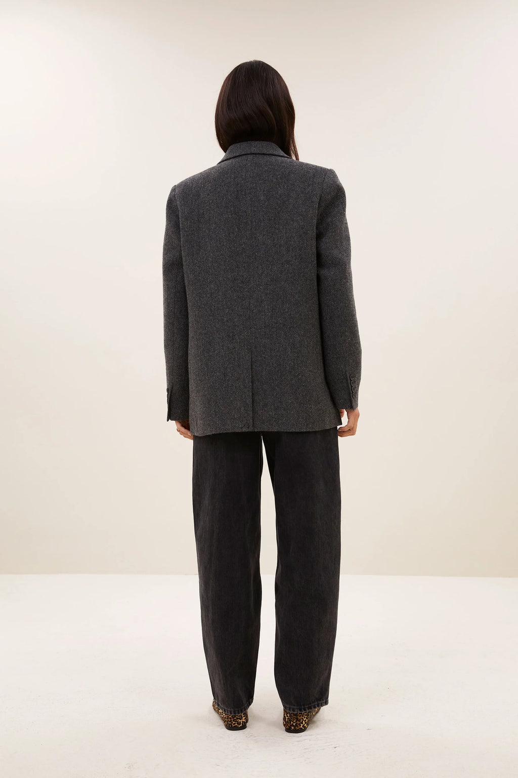 NES HERRINGBONE BLAZER