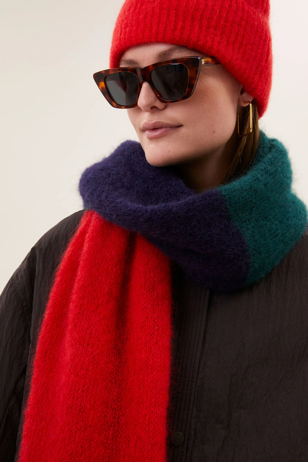 LEAH STRIPED SCARF