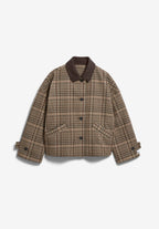 CHECK WOOL BARN JACKET
