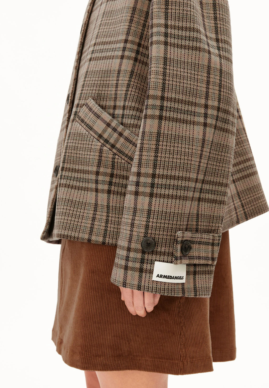 CHECK WOOL BARN JACKET