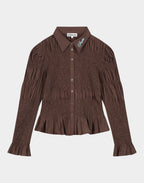 ANDREA SMOCKED BLOUSE