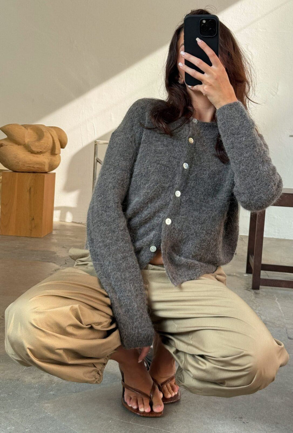 FLORA CARDIGAN KNIT