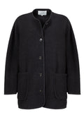 HANNAH BROWN WOOL OVERSIZED JACKET