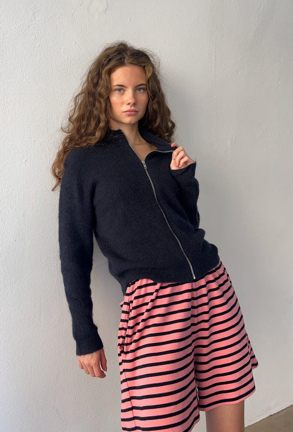 MILLA ZIPPER KNIT
