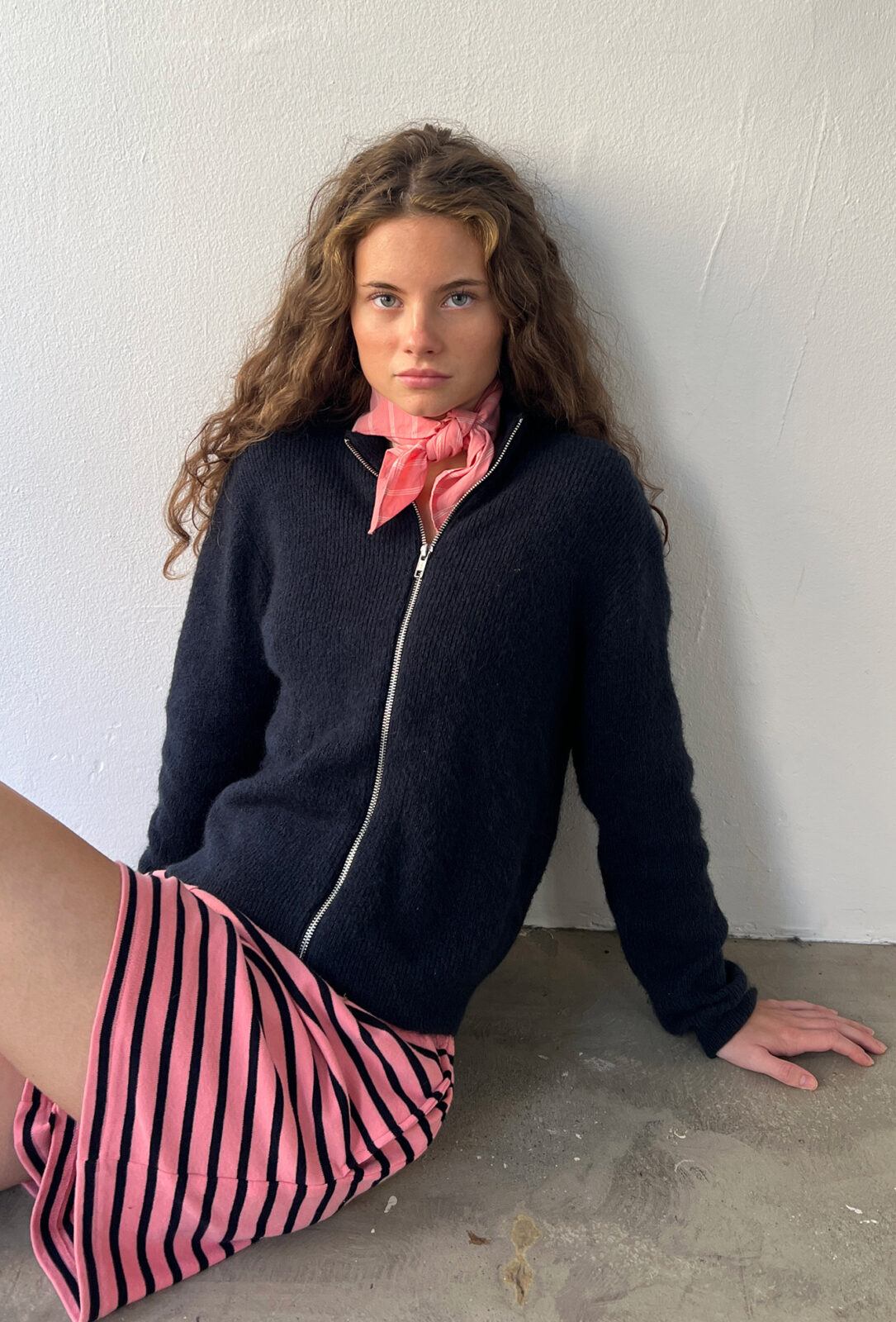 MILLA ZIPPER KNIT