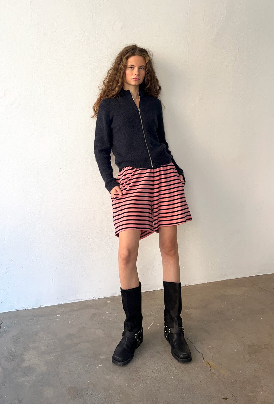 MILLA ZIPPER KNIT