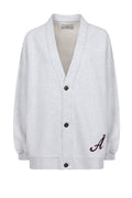 OBLIGATION MARLED GREY OVERSIZED CARDIGAN