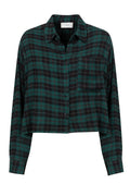 OCEAN GREEN CHECKED SHIRT