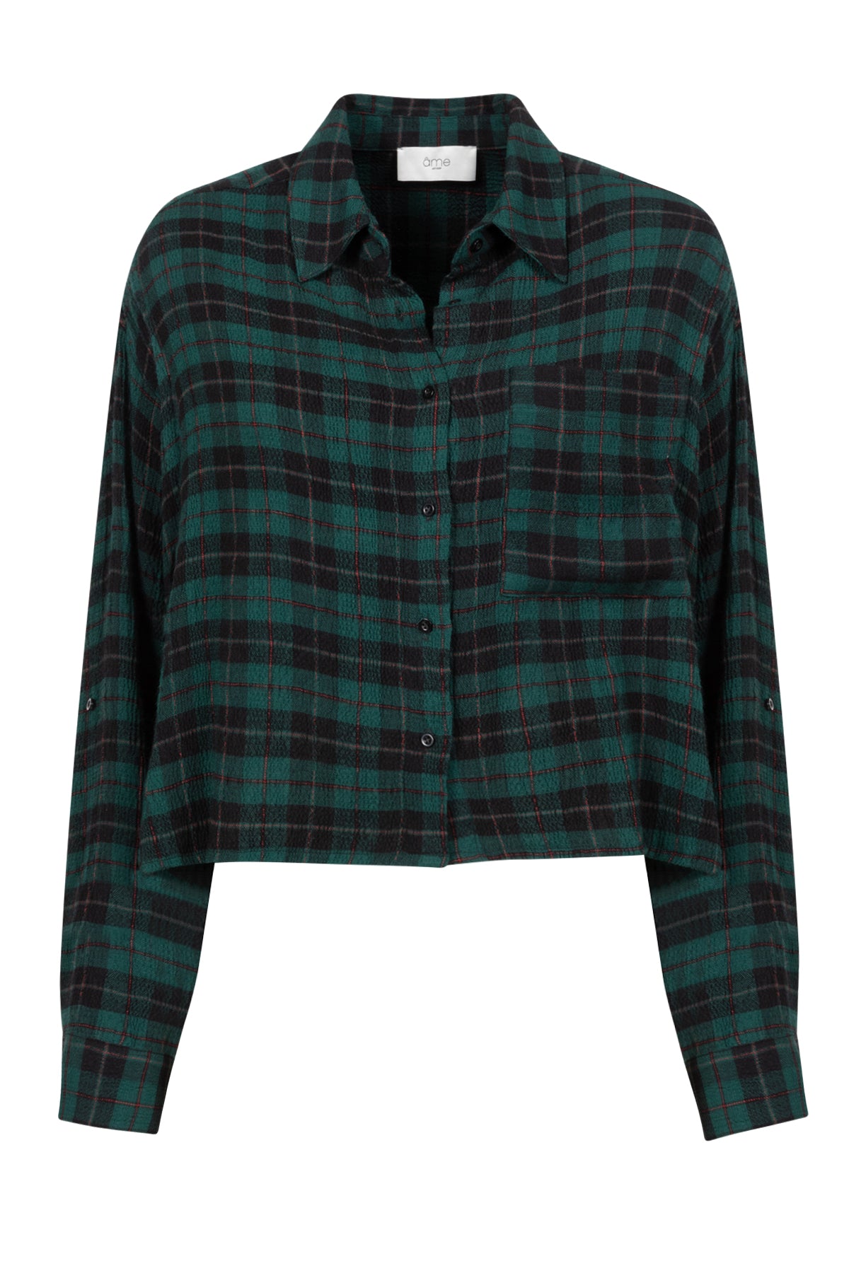 OCEAN GREEN CHECKED SHIRT