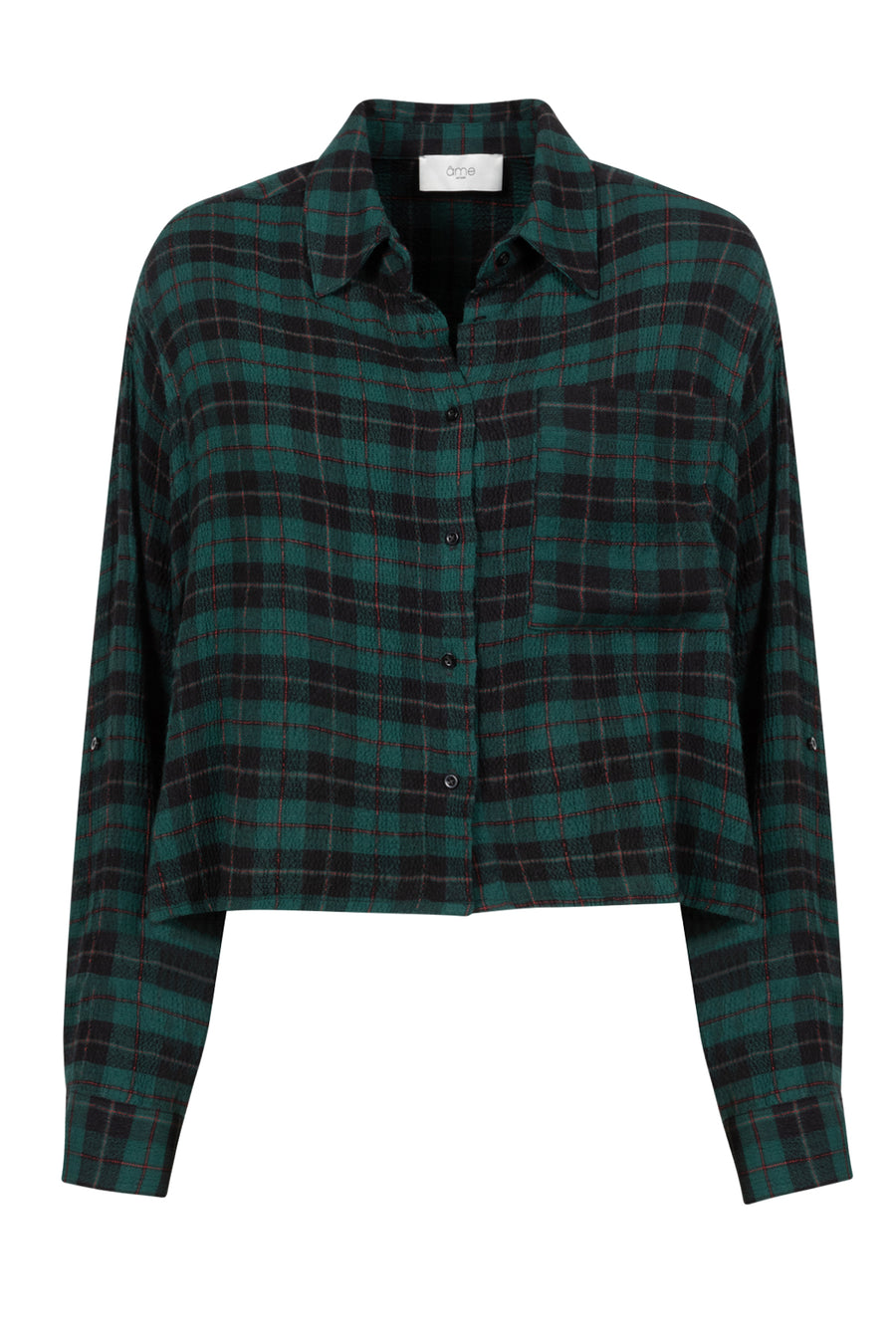 OCEAN GREEN CHECKED SHIRT