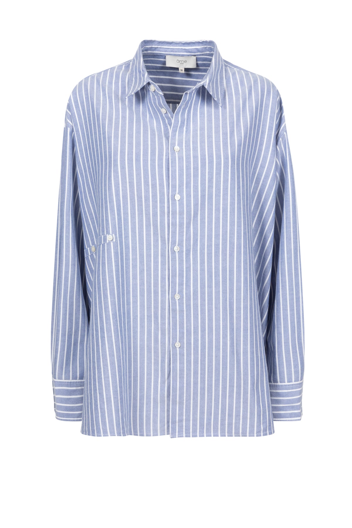 ONLY BLUE STRIPED OXFORD SHIRT
