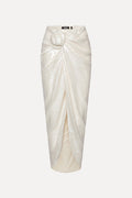 SEQUINS KNOT SKIRT