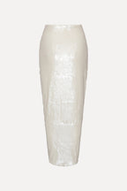 SEQUINS KNOT SKIRT