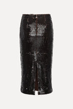 SEQUINS PENCIL SKIRT