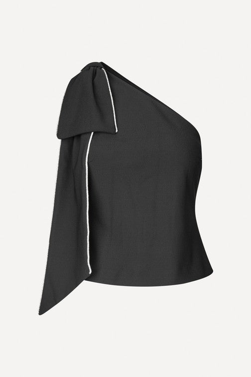 ONE SHOULDER BOW TOP