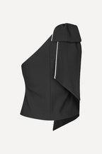 ONE SHOULDER BOW TOP
