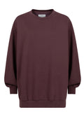 ULLA AUBERGINE OVERSIZED SWEATSHIRT