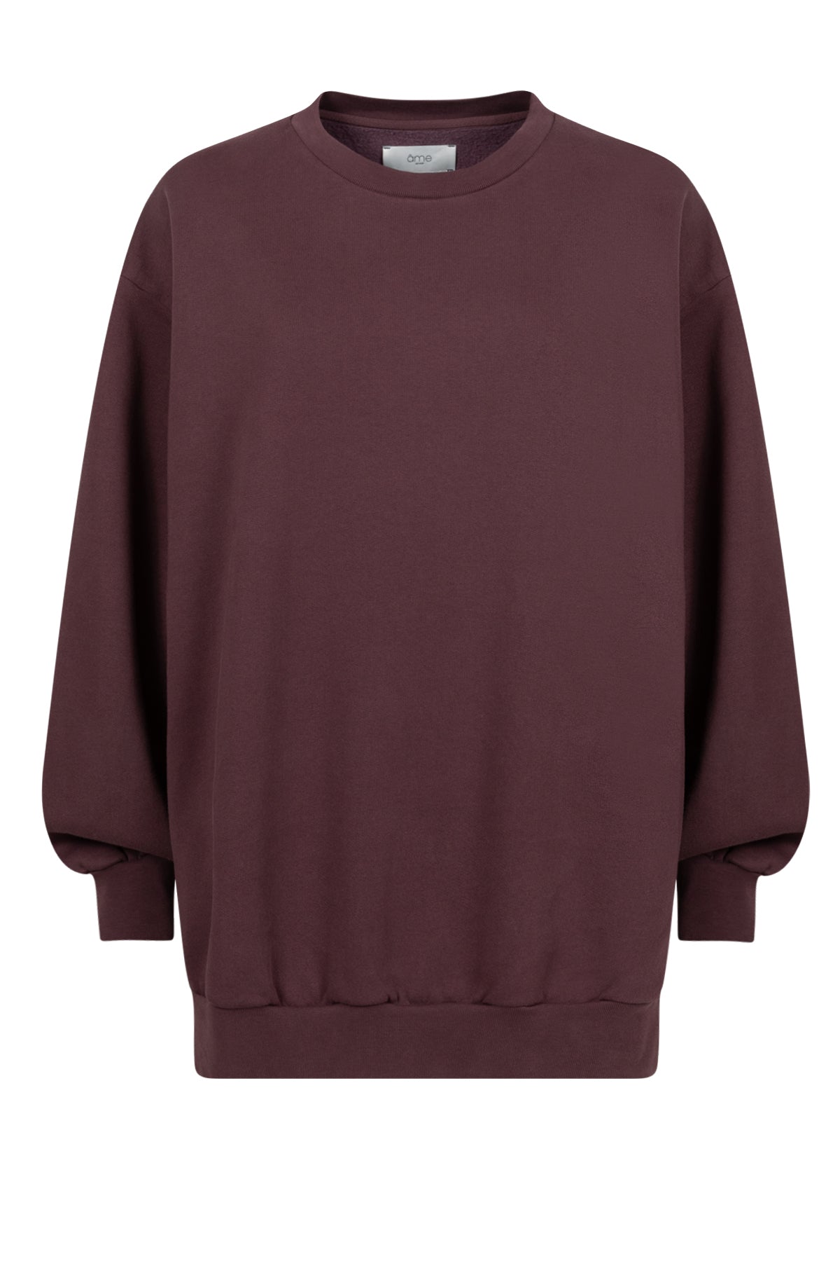 ULLA AUBERGINE OVERSIZED SWEATSHIRT