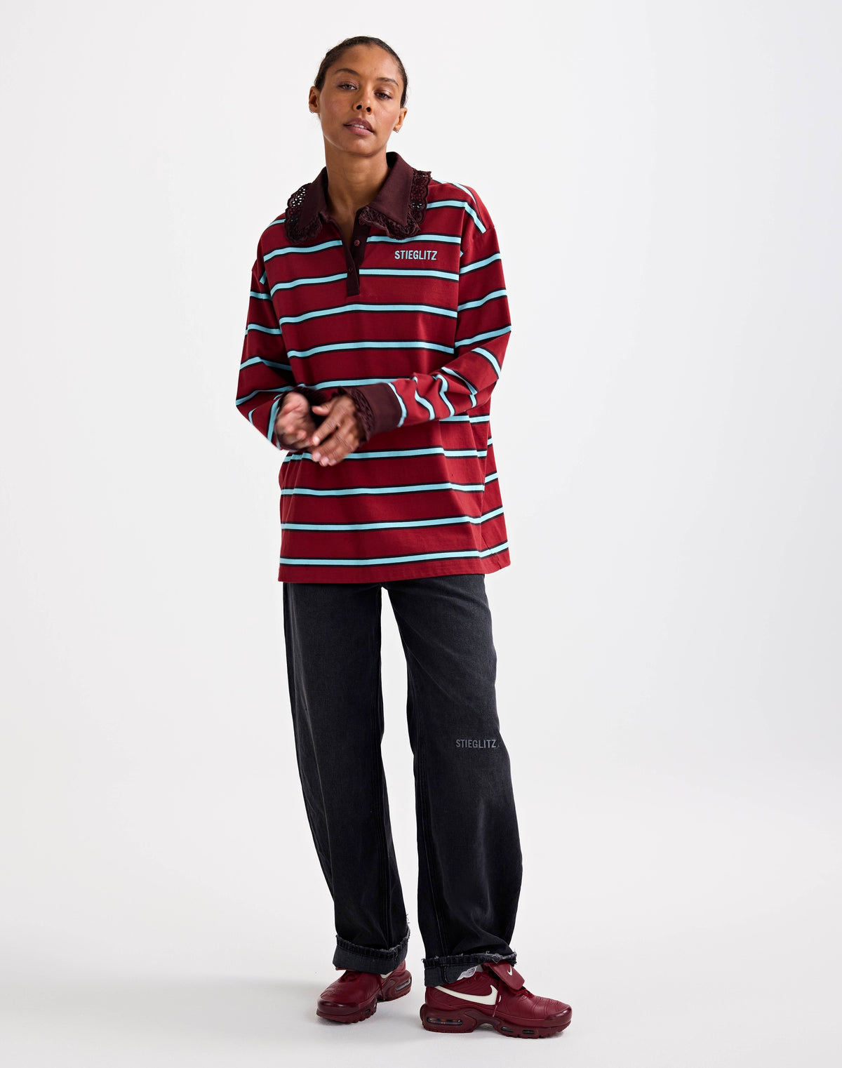 CIRA POLO LONGSLEEVE LACE CUFF