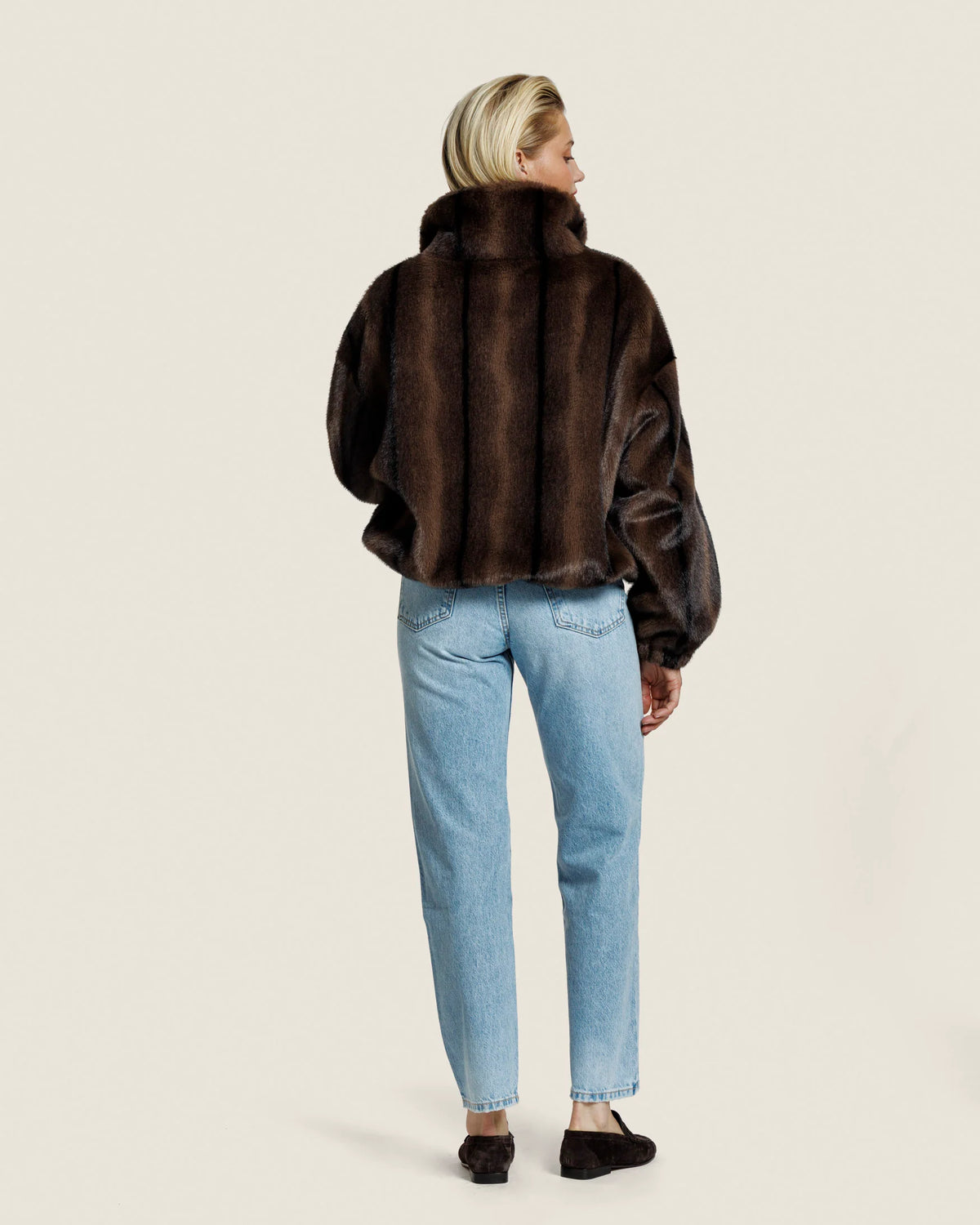 ALLY FAUX MINK JACKET